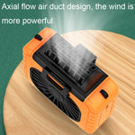 Ventilatore portatile con torcia LED e power bank 6000mAh