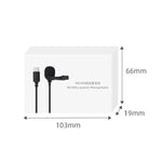 Microfono clip USB-C per DJI Action 3 e Insta360