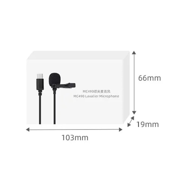 Microfono clip USB-C per DJI Action 3 e Insta360