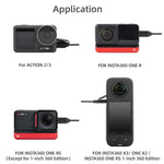 Microfono clip USB-C per DJI Action 3 e Insta360