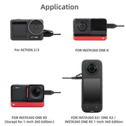 Microfono clip omnidirezionale USB-C per DJI Action 3 e Insta360
