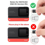 Microfono clip USB-C per DJI Action 3 e Insta360
