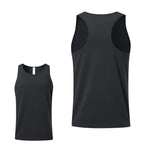 Gilet sportivo da uomo estivo a forma di H Gilet da corsa all'aperto traspirante ad asciugatura rapida casual, S, L, XL, XXL