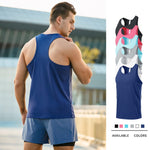 Gilet sportivo da uomo estivo a forma di H Gilet da corsa all'aperto traspirante ad asciugatura rapida casual, S, L, XL, XXL