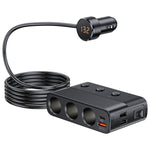 Interfaccia accendisigari USB3.0/PD Caricabatteria da auto 128W