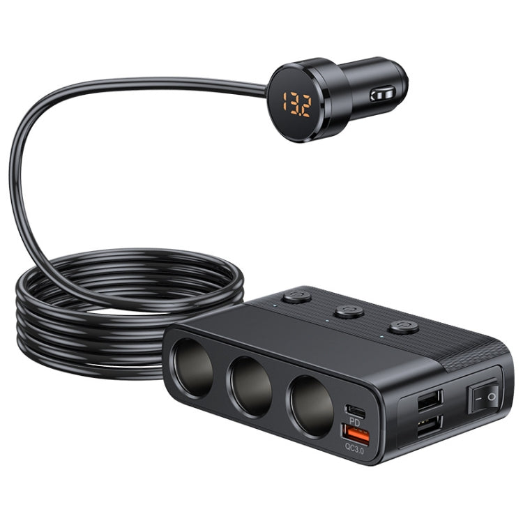 Interfaccia accendisigari USB3.0/PD Caricabatteria da auto 128W