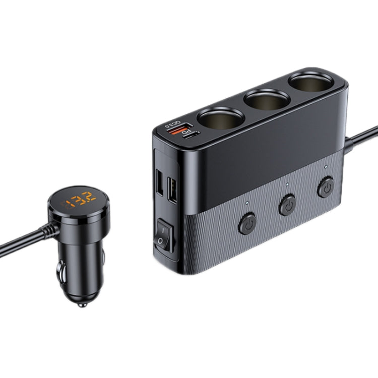 Interfaccia accendisigari USB3.0/PD Caricabatteria da auto 128W