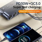 Interfaccia accendisigari USB3.0/PD Caricabatteria da auto 128W