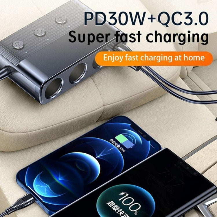 Interfaccia accendisigari USB3.0/PD Caricabatteria da auto 128W
