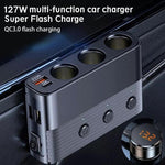 Interfaccia accendisigari USB3.0/PD Caricabatteria da auto 128W