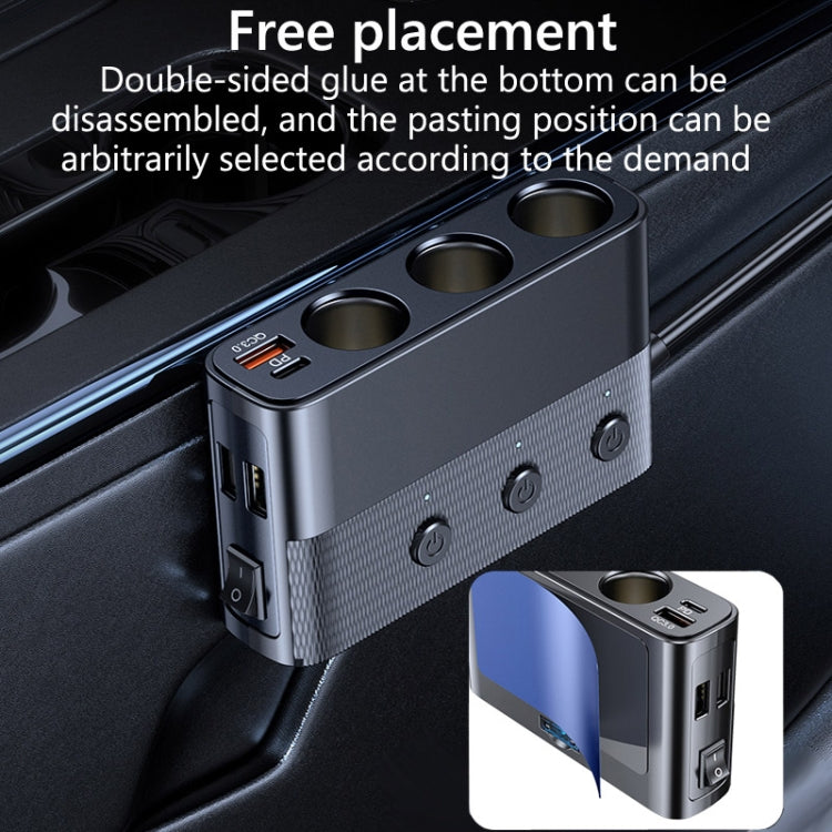 Interfaccia accendisigari USB3.0/PD Caricabatteria da auto 128W