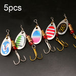 Roadrunner False Bait Paillettes Set di esche, Colore Consegna casuale, 5pcs, 10pcs