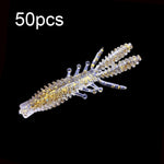Esca per gamberi invertiti galleggiante con filettatura inversa, 50pcs Small, 50pcs Large