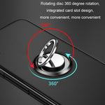 Supporto per cellulare con fibbia ad anello in metallo magnetico per auto da 5 pezzi