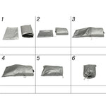 190T Coperture antipioggia per moto Coperture antipolvere antipolvere antipioggia resistenti ai raggi UV, XXL, XXXL, XXXXL