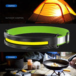 Proiettore di avvertimento ricaricabile a luce forte da campeggio portatile all'aperto, COB No Induction, COB Induction, LED Induction