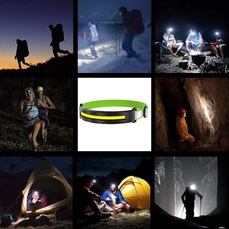 Proiettore di avvertimento ricaricabile a luce forte da campeggio portatile all'aperto, COB No Induction, COB Induction, LED Induction