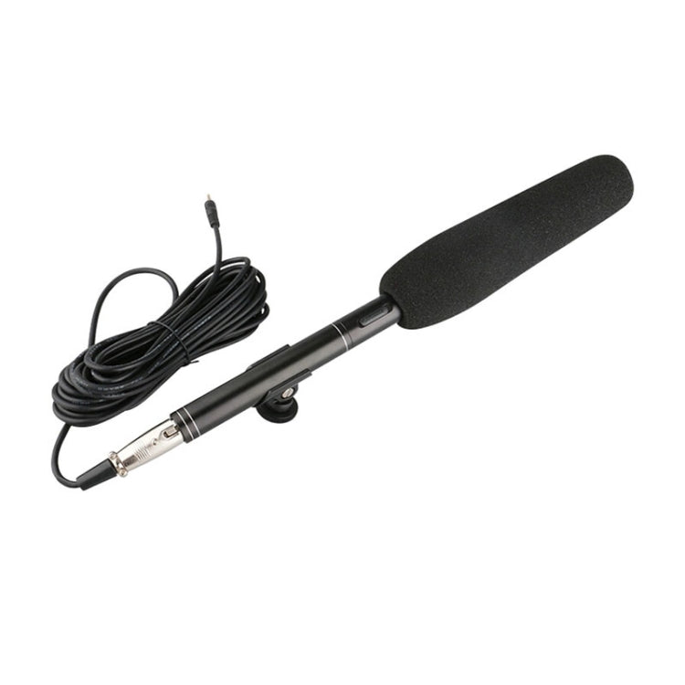 28 cm Riduzione del rumore intelligente Scheda audio dal vivo Microfono per computer Fotocamera per telefono Microfono per interviste di notizie, 28cm Interview Microphone