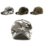 Berretto con lingua d'anatra mimetica da viaggio in montagna all'aperto, Camouflage Army Green, Camouflage Gray, Camouflage Brown