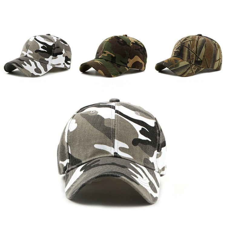 Berretto con lingua d'anatra mimetica da viaggio in montagna all'aperto, Camouflage Army Green, Camouflage Gray, Camouflage Brown