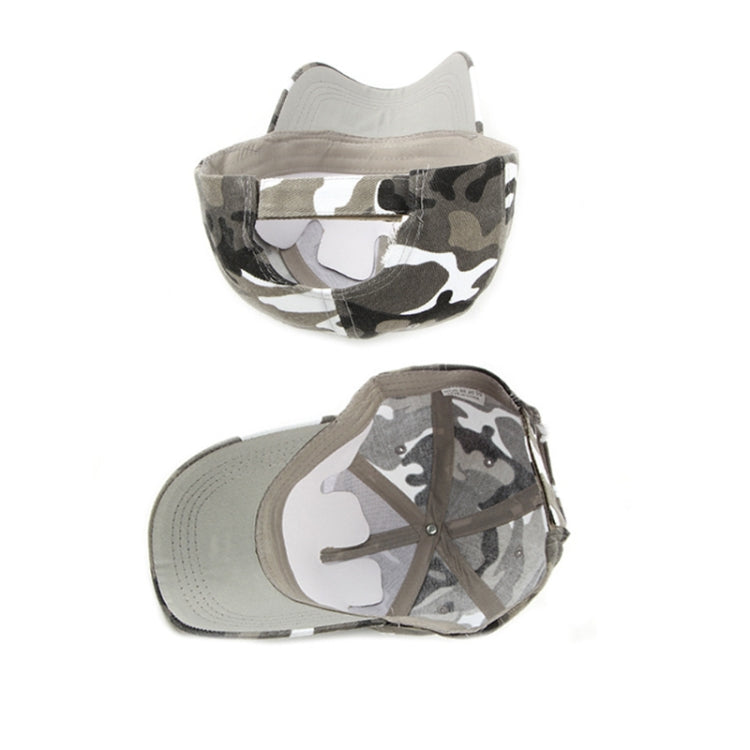 Berretto con lingua d'anatra mimetica da viaggio in montagna all'aperto, Camouflage Army Green, Camouflage Gray, Camouflage Brown