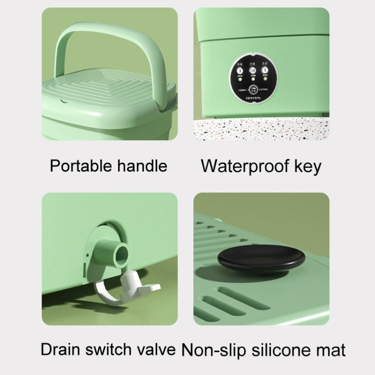 Mini lavatrice portatile pieghevole per biancheria intima per uso domestico, Fruit Green, Lake Blue, Warm Yellow, Fruit Pink, Fruit Green + Blue Light Antibacterial, Lake Blue + Blue light antibacterial, Warm Yellow + Blue light antibacterial          ...