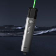 Schermo LCD a LED ASiNG Puntatore laser verde brillante ad alta potenza Istruzioni vocali PPT Presentatore della pagina, A17