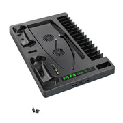 iplay per console di gioco PS5 Base per ventola di raffreddamento Base di ricarica con supporto per disco, HBP-271