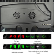 iplay per console di gioco PS5 Base per ventola di raffreddamento Base di ricarica con supporto per disco, HBP-271