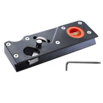 Pialla manuale a profondità regolabile per smussatura multi-angolo per la lavorazione del legno, Black Planer, Red Planer, Black + 6 Blades, Red + 6 Blades
