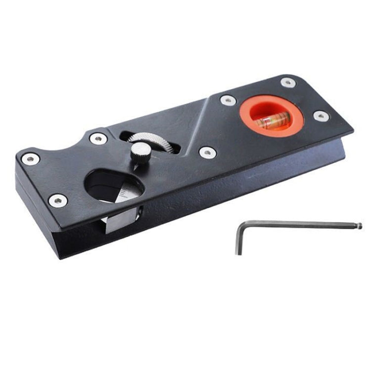 Pialla manuale a profondità regolabile per smussatura multi-angolo per la lavorazione del legno, Black Planer, Red Planer, Black + 6 Blades, Red + 6 Blades