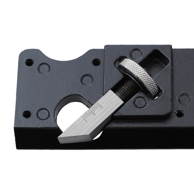 Pialla manuale a profondità regolabile per smussatura multi-angolo per la lavorazione del legno, Black Planer, Red Planer, Black + 6 Blades, Red + 6 Blades
