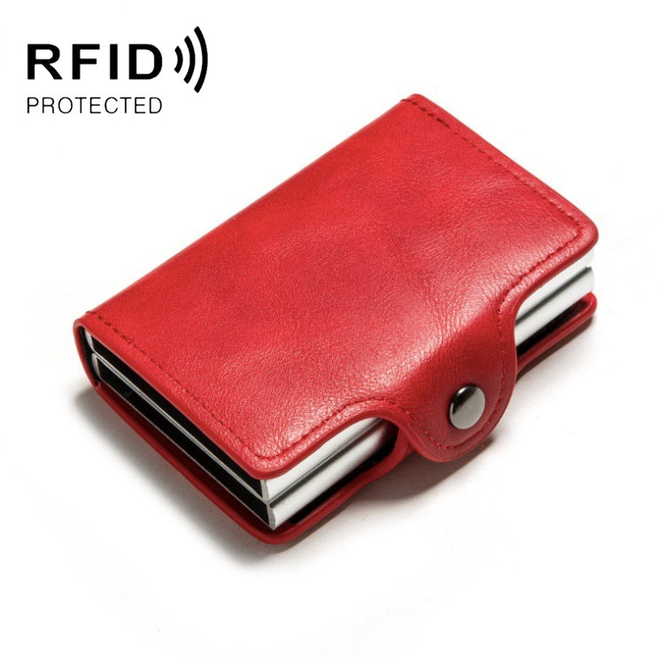 Portacarte pop-up automatico Portacarte in metallo Porta carte di credito per carte di credito RFID, GS-AL003 Red, GS-AL003 Blue, GS-AL003  Black, GS-AL003 Coffee, GS-AL003 Brown