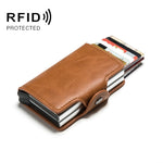 Portacarte pop-up automatico Portacarte in metallo Porta carte di credito per carte di credito RFID, GS-AL003 Red, GS-AL003 Blue, GS-AL003  Black, GS-AL003 Coffee, GS-AL003 Brown