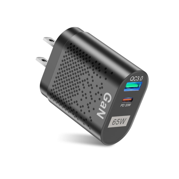 Adattatore ricarica rapida PD 65W con plug EU, UK, US, AU, KR