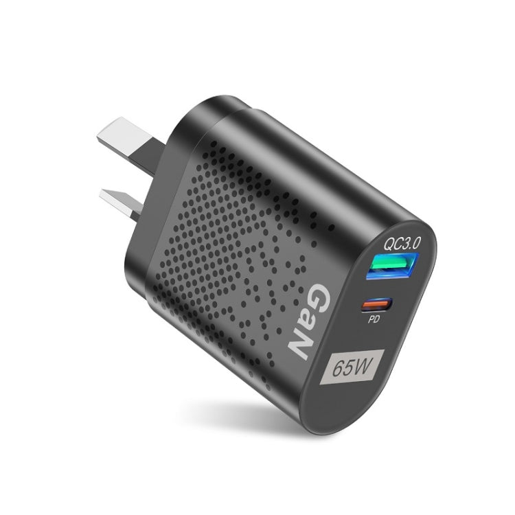 Adattatore ricarica rapida PD 65W con plug EU, UK, US, AU, KR