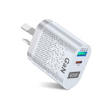 Adattatore ricarica rapida PD 65W con plug EU, UK, US, AU, KR