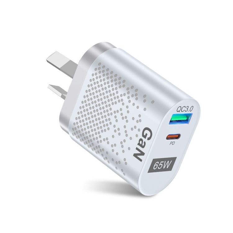 Adattatore ricarica rapida PD 65W con plug EU, UK, US, AU, KR