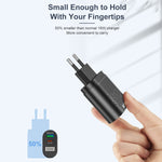 Adattatore ricarica rapida PD 65W con plug EU, UK, US, AU, KR