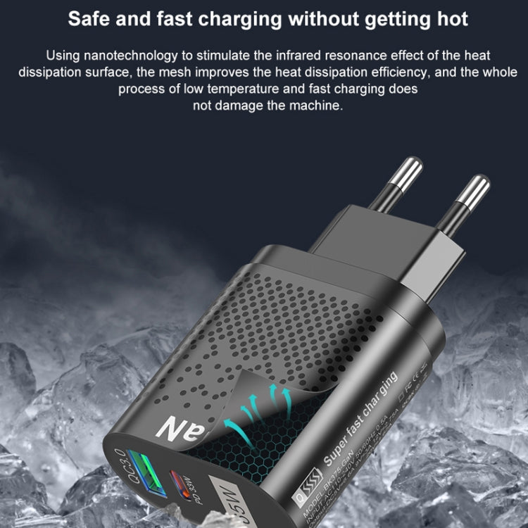 Adattatore ricarica rapida PD 65W con plug EU, UK, US, AU, KR