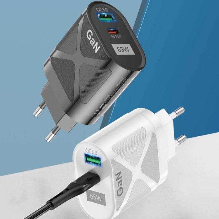 Caricabatterie rapido 65W GAN PD + QC3.0 universale