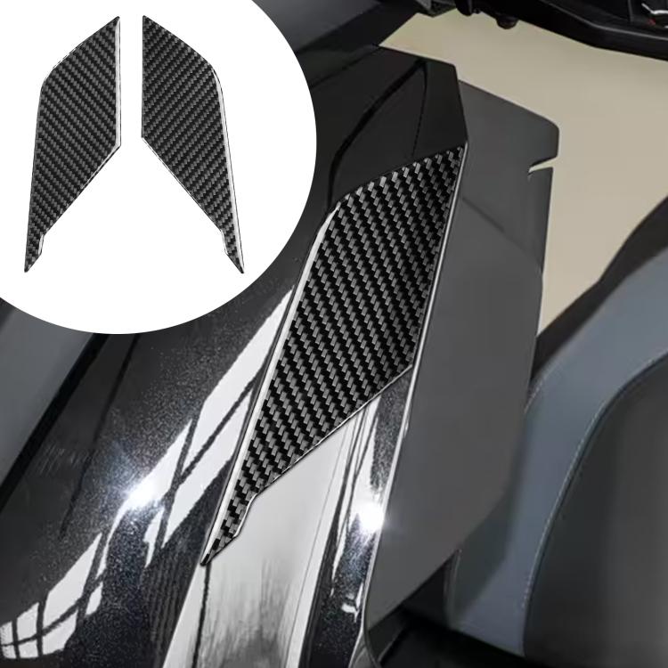 Adesivi anteriori e laterali in fibra di carbonio per BMW C400X 2