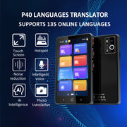 P40 Traduttore intelligente multi-paese Interpretazione simultanea Foto Traduzione offline Registrazione alla traduzione, P40 (Black), P40 (White)