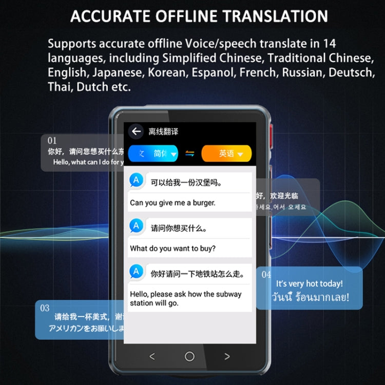 P40 Traduttore intelligente multilingue con foto e offline