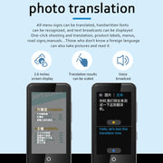 F6 Traduzione automatica 139 lingue interpretate Traduzione online 14 Camera Translator Registrazione Interpretazione contemporanea, F6 (Black), F6 (Royal Blue)