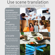 F6 Traduzione automatica 139 lingue interpretate Traduzione online 14 Camera Translator Registrazione Interpretazione contemporanea, F6 (Black), F6 (Royal Blue)
