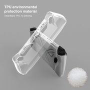 Custodia protettiva morbida in TPU all-in-one per console di gioco ASUS Rog Ally, TPU Case Transparent
