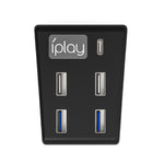 Hub USB 3.0 5 in 1 per Sony PS5 con ricarica e dati