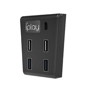 iplay HBP-308 per Sony PS5 5 in 1 console di gioco USB 3.0 connessione HUB estensore di trasmissione, For Sony PS5