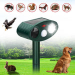 Repellente per animali ad ultrasuoni per esterni, alimentato a energia solare, 708, 708B